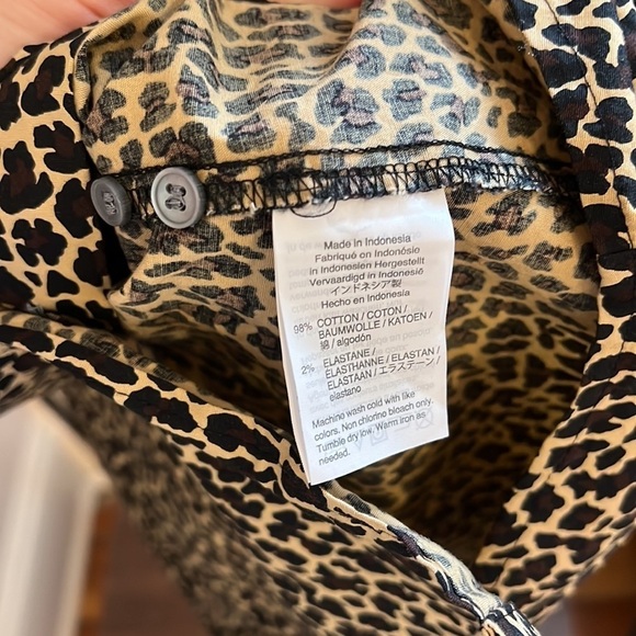 J Crew // Leopard Print Button Down Shirt - Picture 6 of 7